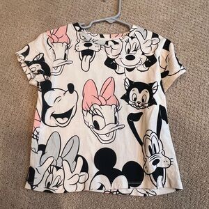Disney Black and Pink Graphic Tee